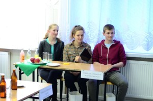 Uczniowie z Publicznego Gimnazjum w Chwałowicach